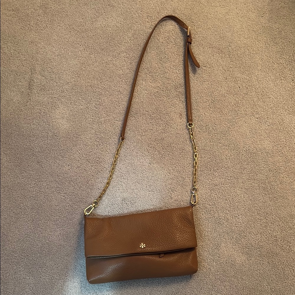 Brown Leather Crossbody Bag